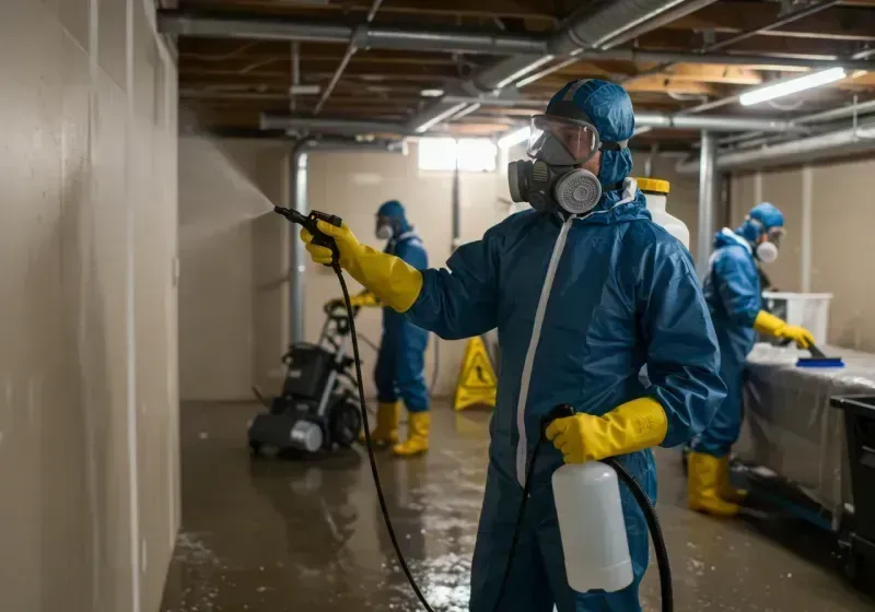 Basement Sanitization and Antimicrobial Treatment process in Ripon, CA